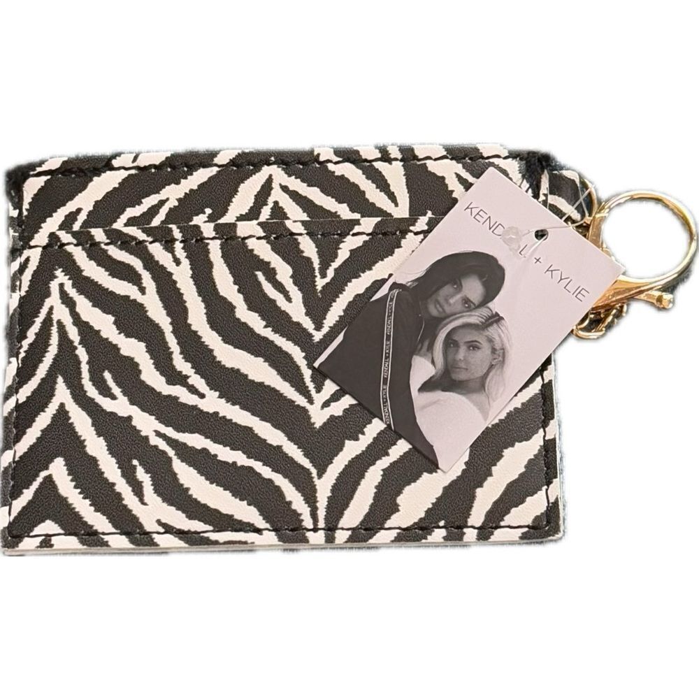 Kindle +‎ Kylie zebra print/animal print card holder keychain wallet